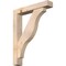 Ekena Millwork Funston Block Smooth Bracket w/ Offset Brace, Douglas Fir, 5 1/2"W x 30"D x 38"H BKT0604X30X38FST05SDF - alternate 1